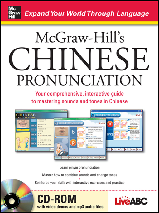 Title details for McGraw-Hill's Chinese Pronunciation by Live ABC - Available